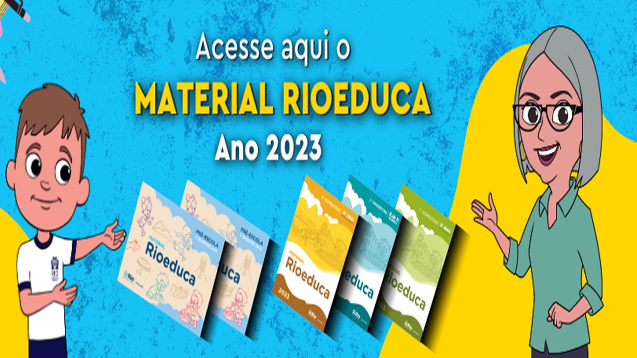 Material Rioeduca 2023 para download cadernos de atividades