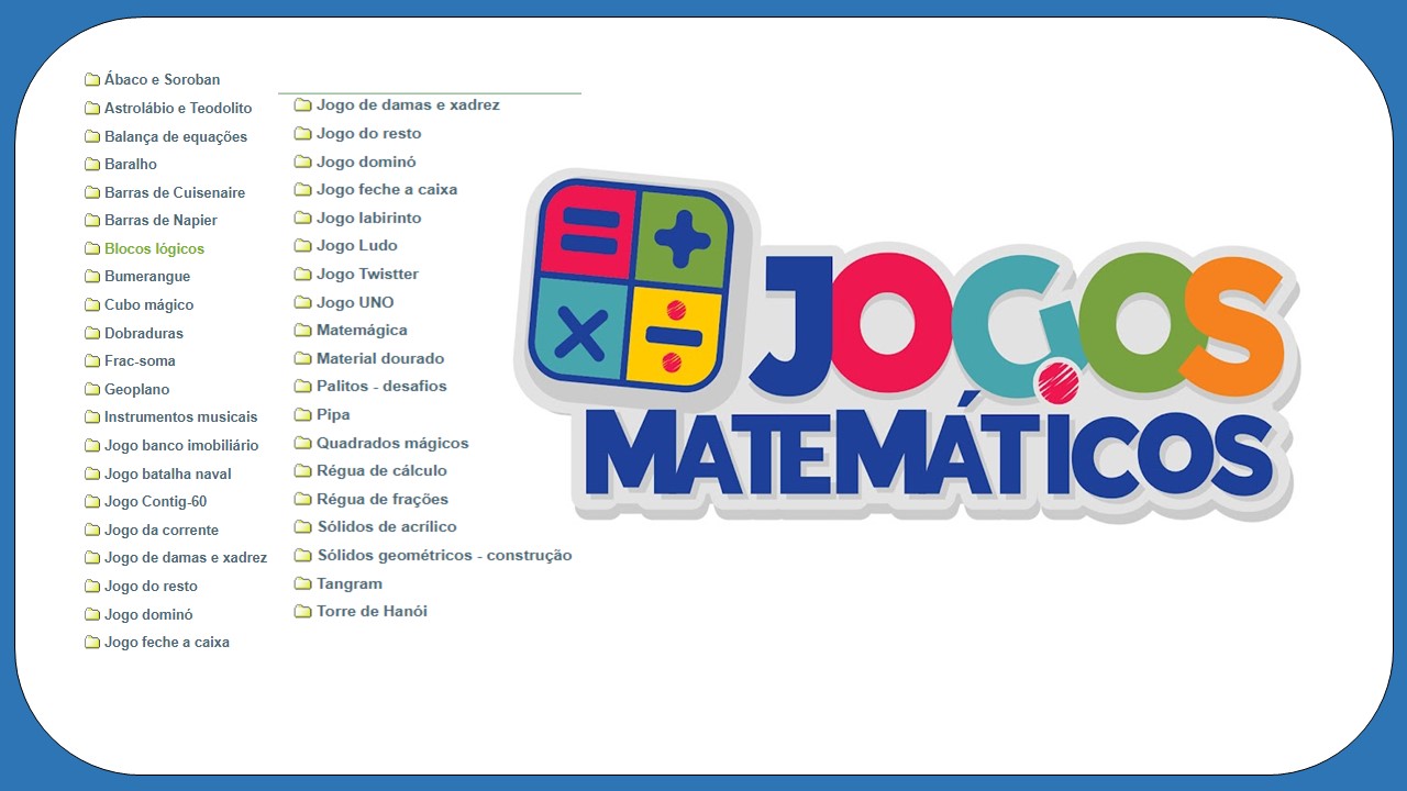 Matemática Divertida: Jogos